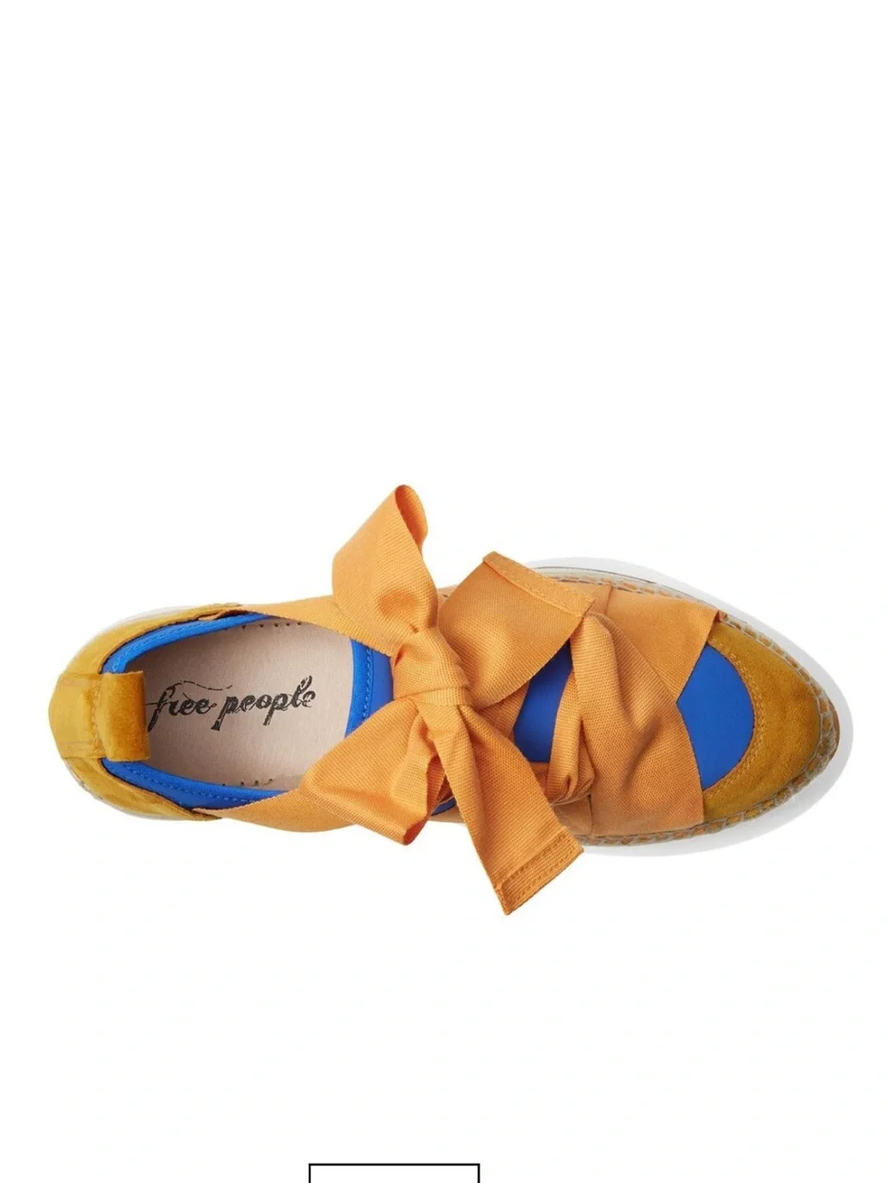 Chapman espadrille sneaker electric blue
